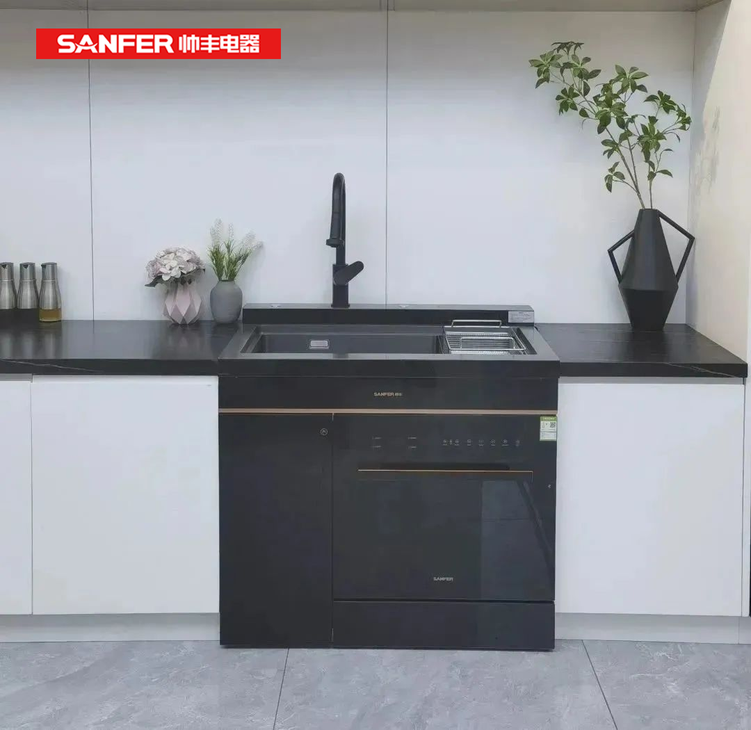 帥豐洗碗機(jī)集成水槽，給父母溫暖的陪伴！