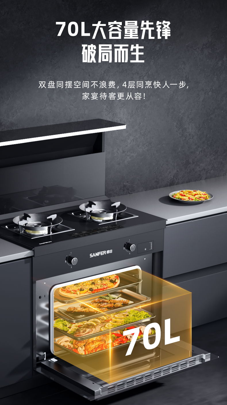 周末宅家看球？集成灶+洗碗機讓你看球美食兩不誤