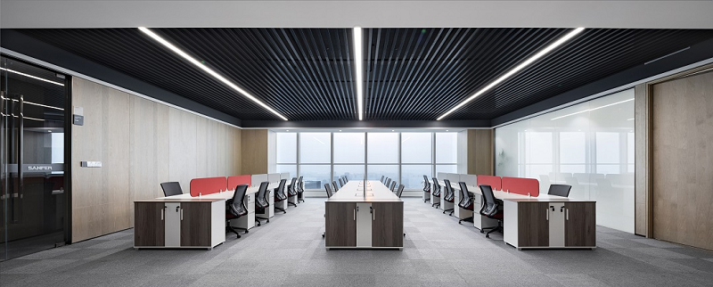 帥豐全屋定制案例| 經(jīng)典木紋 極簡主義——定義辦公空間的平衡美學
