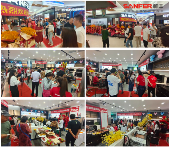 帥豐集成灶鄭州九店齊開，燃爆終端勢不可擋！