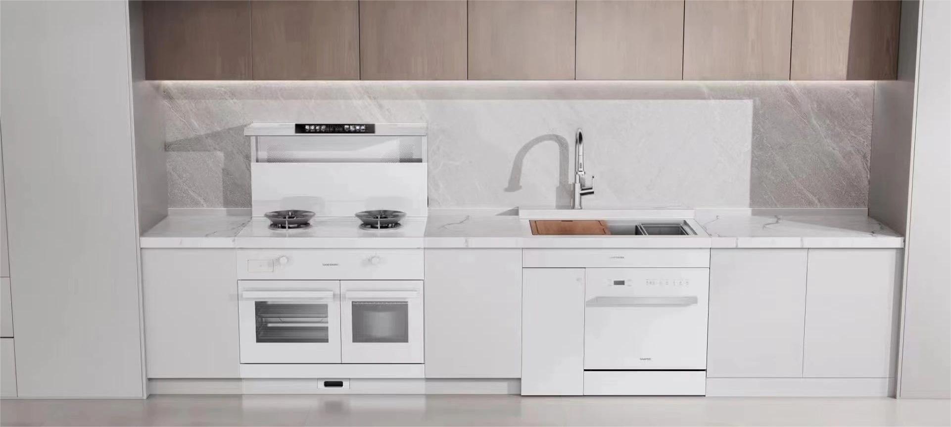 廚房搞這么白，真的好打理嗎？