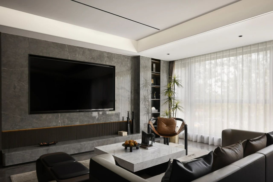 帥豐全屋高定 | 129㎡現(xiàn)代灰色系，盡顯優(yōu)雅高級(jí)品味