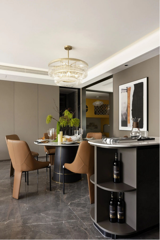 帥豐全屋高定 | 129㎡現(xiàn)代灰色系，盡顯優(yōu)雅高級(jí)品味