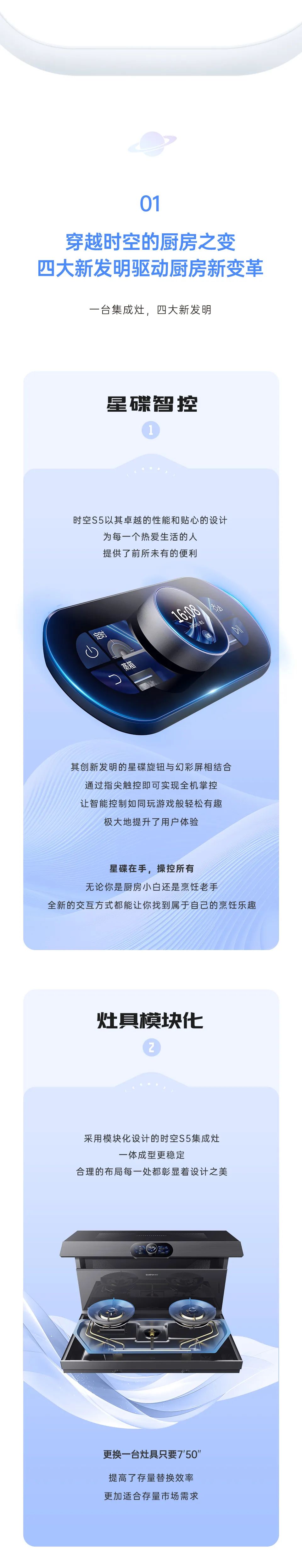 帥豐集成灶時(shí)空S5全球首發(fā)，四大新發(fā)明開(kāi)啟廚房新未來(lái)