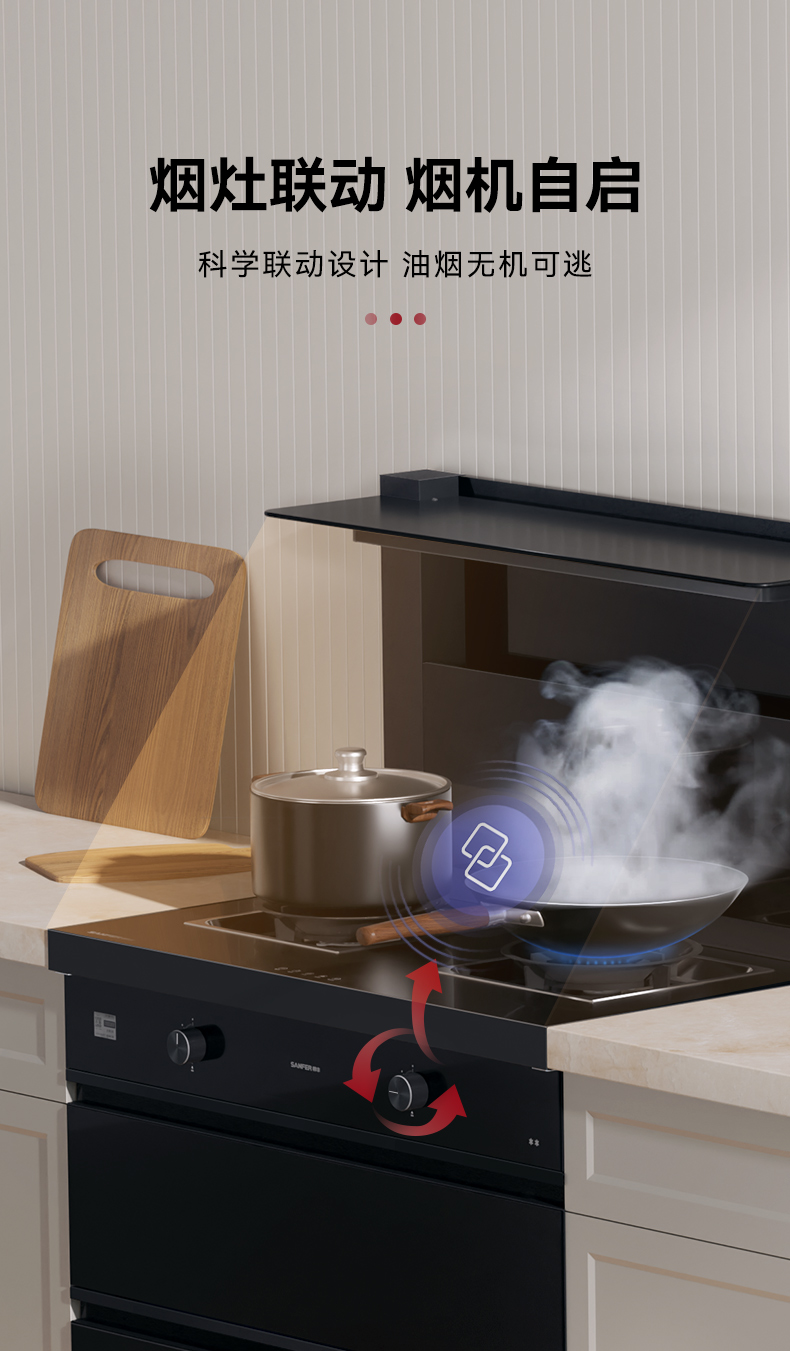 帥豐TJ1消毒柜款集成灶