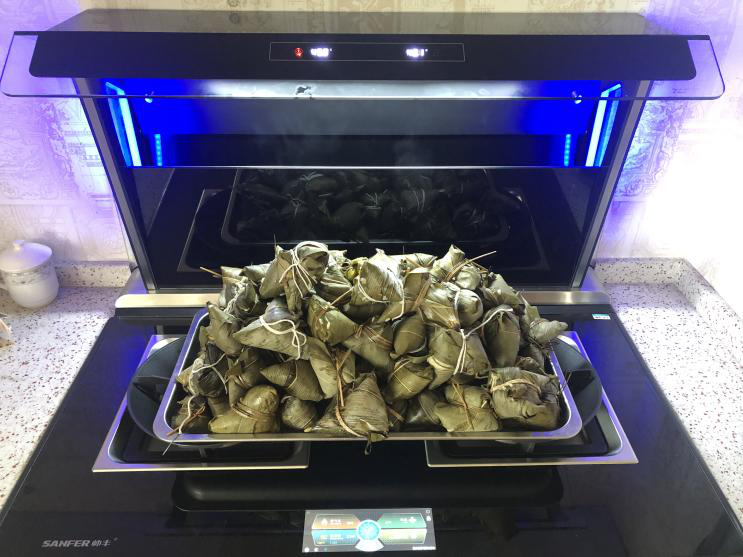 端午節(jié)快到了！今天帥豐電器就來挑戰(zhàn)一下，煮100個(gè)粽子需要多久？