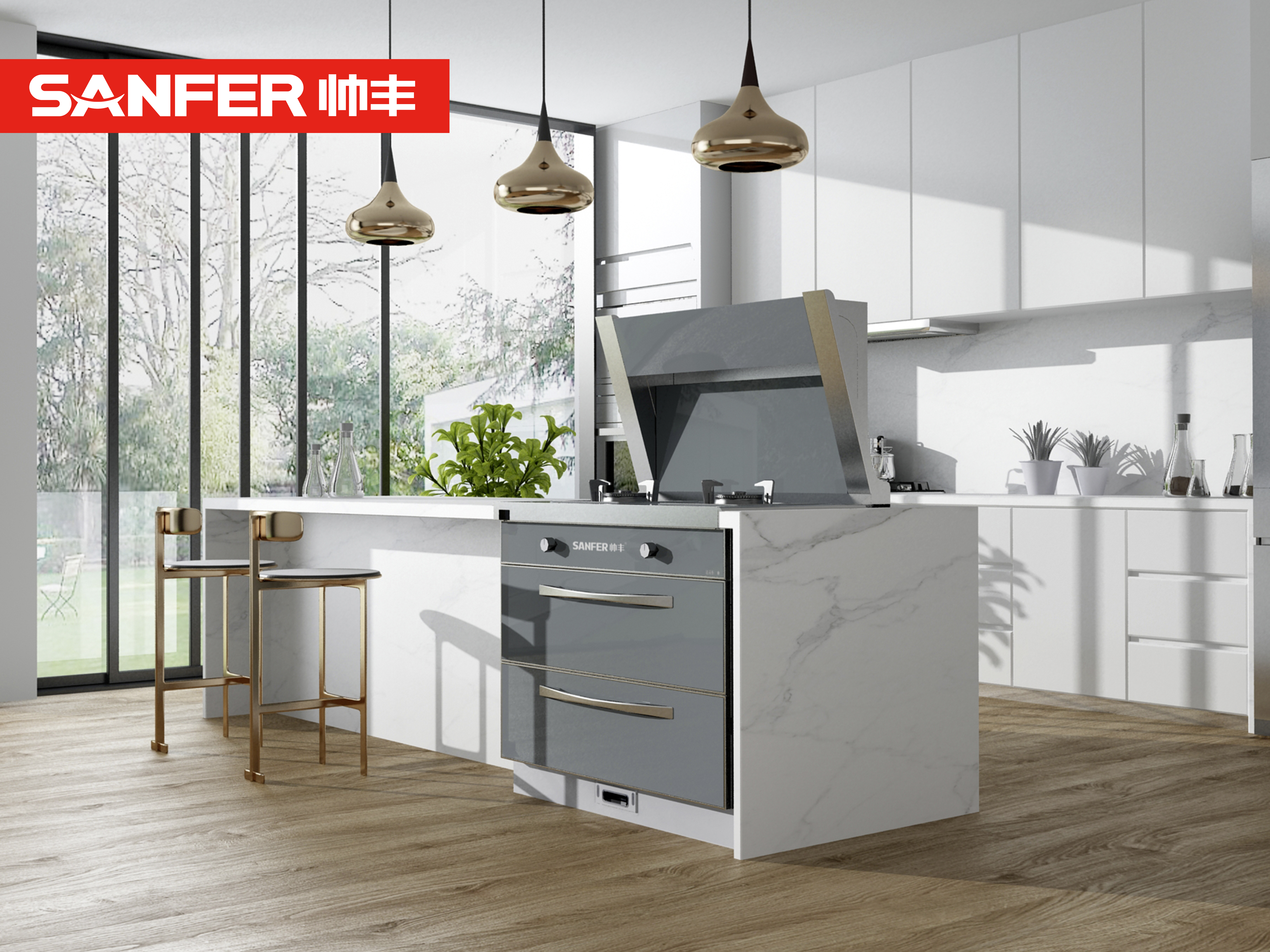 全國銷量領(lǐng)先的蒸烤一體集成灶，讓小廚房也有大作為