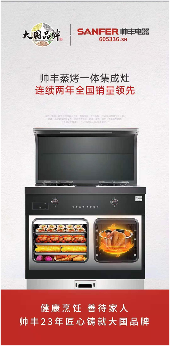 從行業(yè)品牌向社會品牌進階，帥豐集成灶上市一周年成績顯著